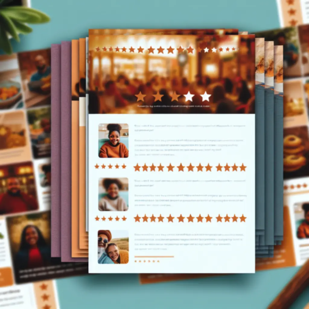 Visuele weergave van klantbeoordelingen